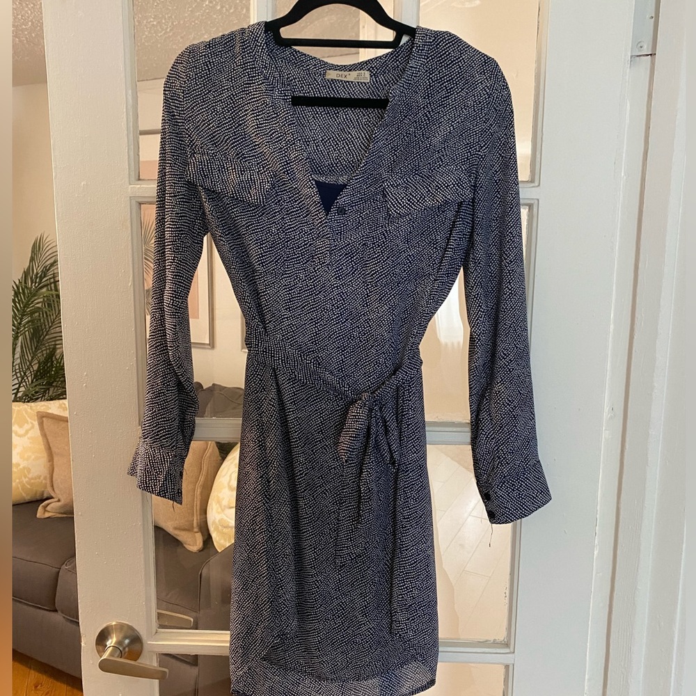 DEX Removable Tie-Belt Dress